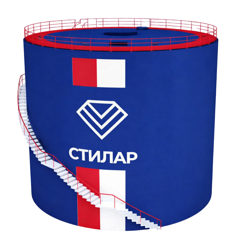 Цельносварной резервуар РВС для мазута 200 м³ от завода-производителя