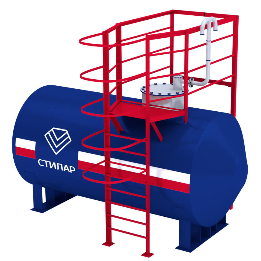 Горизонтальный резервуар РГСН для воды 40 м³ от завода-производителя